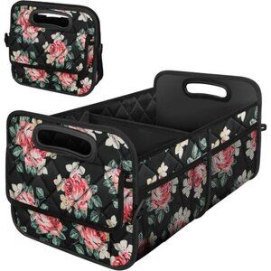 ⚡Men Floral Car Organizers and Storage with 6 Pocket Car Accessoriesizer Trunk